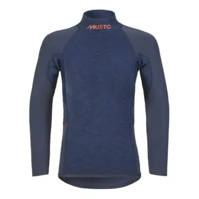 Musto Youth Flexlite Alumin 3.0 Long Sleeve Top - Midnight Marl