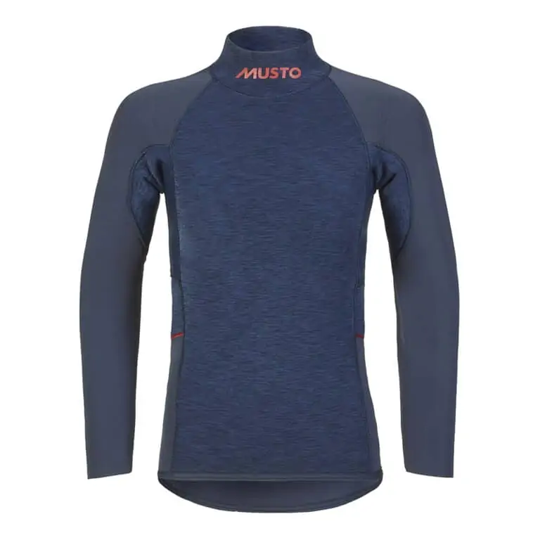 Musto Youth Flexlite Alumin 3.0 Long Sleeve Top - Midnight Marl