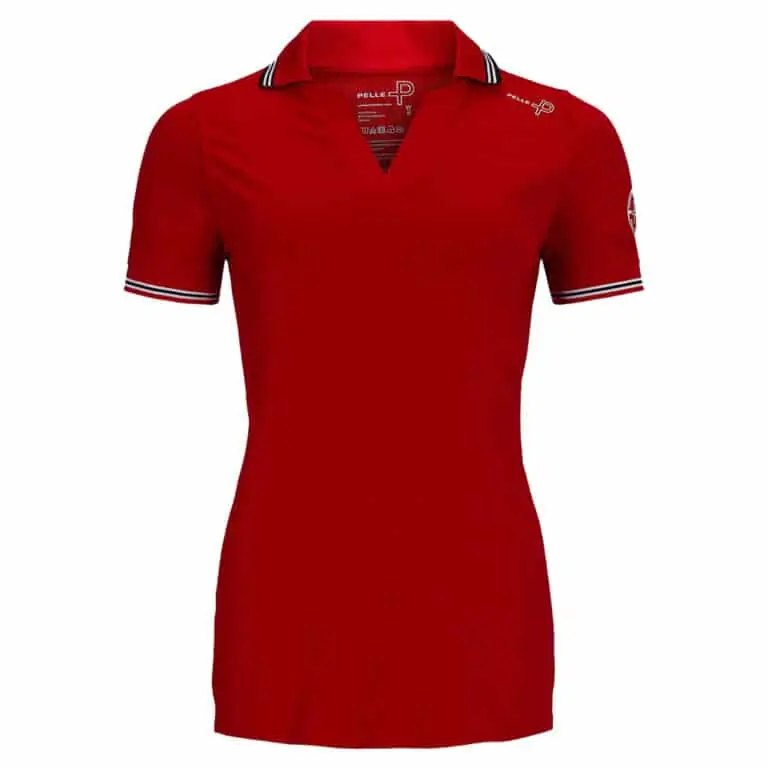 Pelle Womens Momentum Polo - Race Red