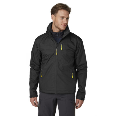 Helly Hansen Crew Hooded Jacket - Black