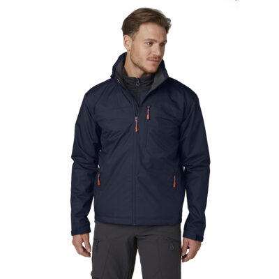 Helly Hansen Crew Hooded Jacket - Navy
