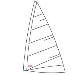 Holt Laser L1 Standard 3.8oz Cross Cut Sail Folded No Battens - Image
