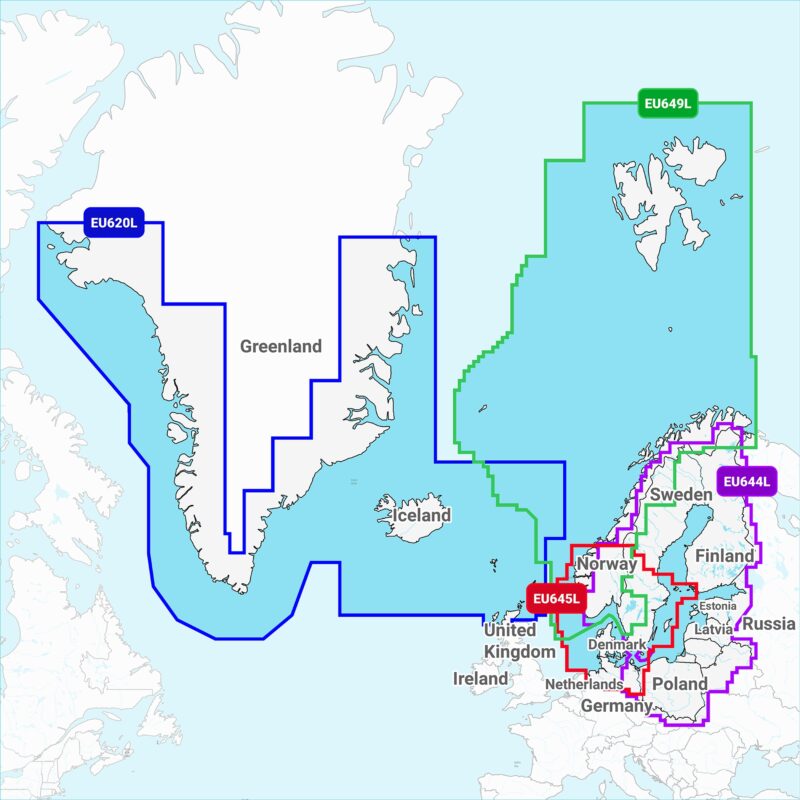 Electronic Marine Navigation Charts for Marine Chart Plotting