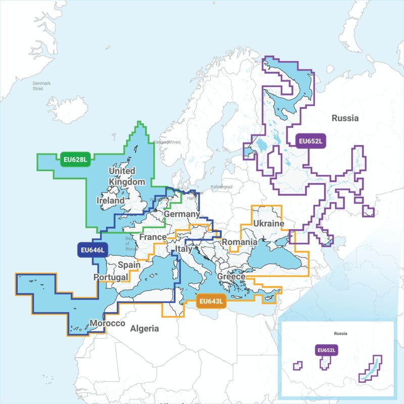 Electronic Marine Navigation Charts for Marine Chart Plotting