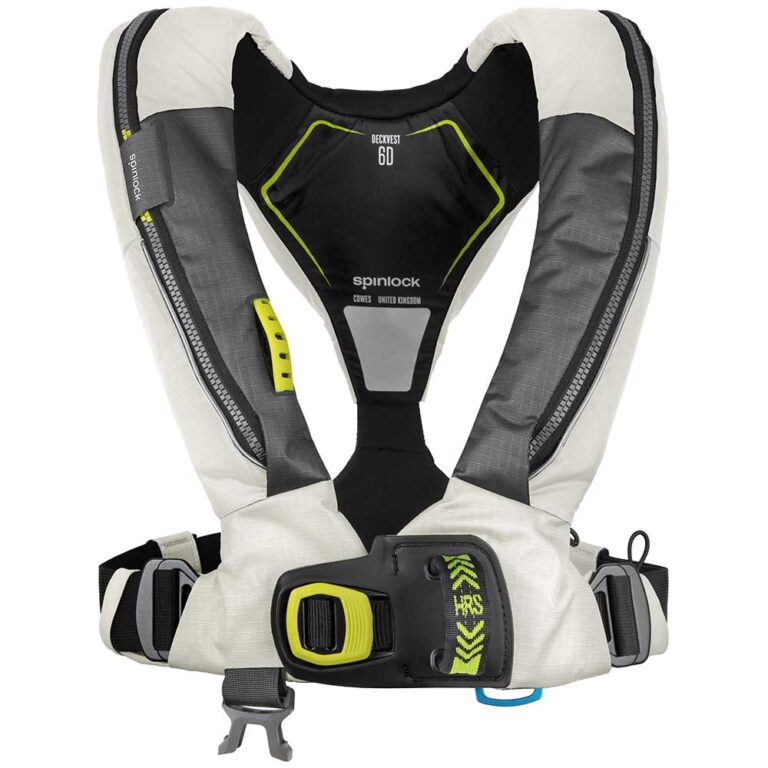 Spinlock Deckvest 6D Lifejacket - Tropic White with HRS