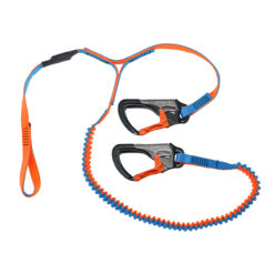 Spinlock Performance Safety Line - 2 Clip 1 Link (Blue/Orange)