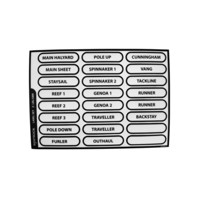 Spinlock High Spec Clutch/Jammer Handle Labels - Image