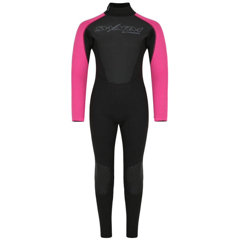 Typhoon Swarm3 Wetsuit For Youth - Black / Pink
