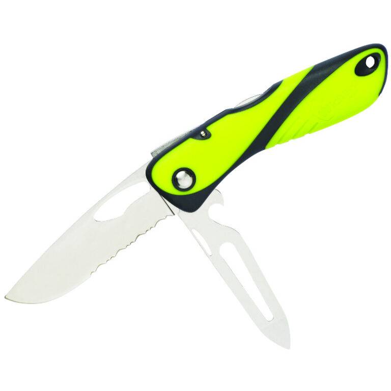 Wichard Offshore Knife Blade + Shackle Key + Spike - Fluorescent