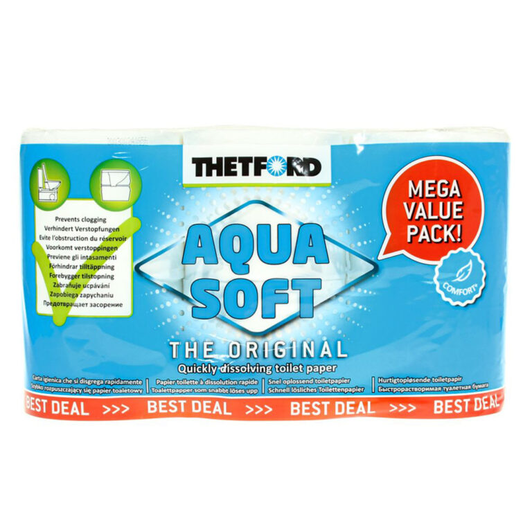 Aqua Soft Toilet Paper (6 Roll Pack) - Image