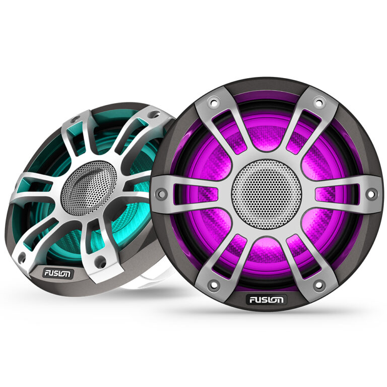 Fusion Signature Series 3i Speakers 6.5" - Sports Grey - with LED