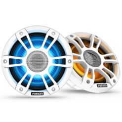 Fusion Signature Series 3i Speakers 6.5" - Sports White - with LED