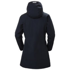 Helly Hansen Long Belfast Winter Jacket For Women - Navy
