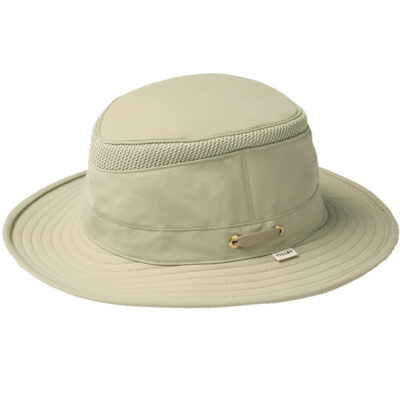 Tilley LTM5 Medium Curved Brim Lightweight Hat - Khaki