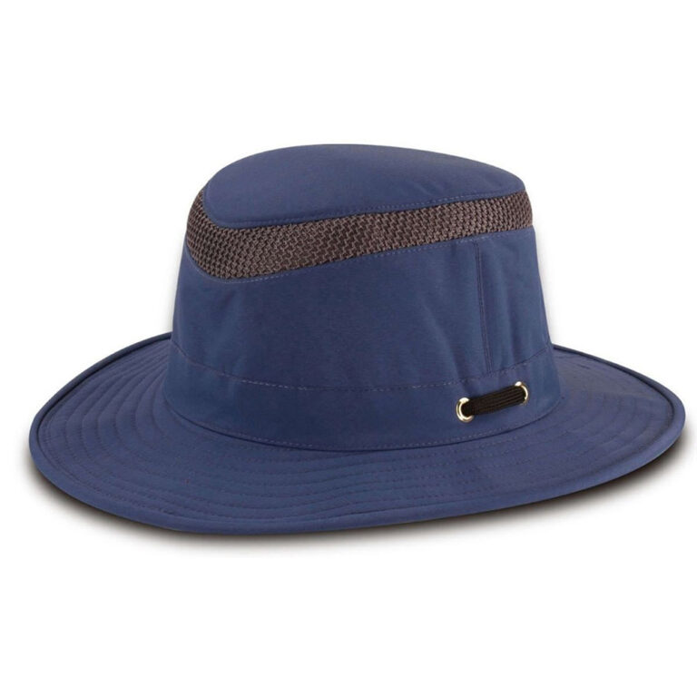 Tilley LTM5 Medium Curved Brim Lightweight Hat - Mid Blue