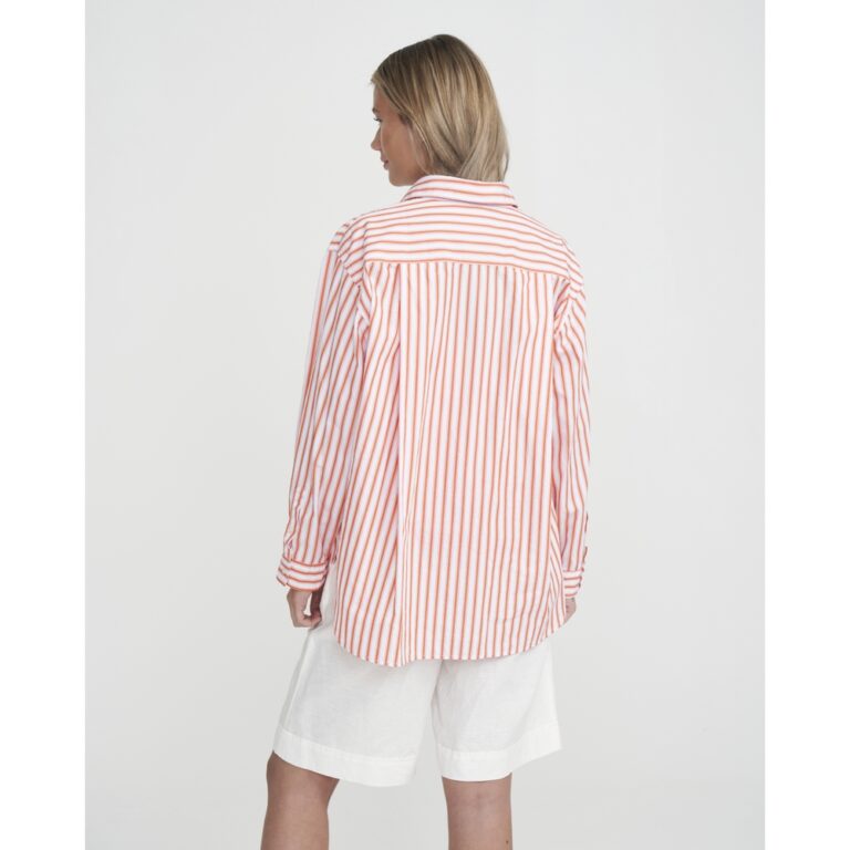 Holebrook Sample Amalia Shirt Ladies - White/Flame Orange - Small - Image