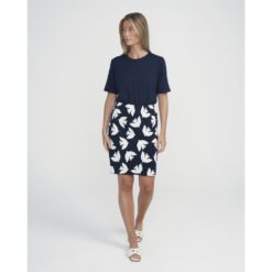 Holebrook Sample Gry Skirt Ladies - Navy/Off White - Small - Image
