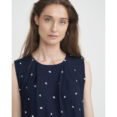 Holebrook Sample Jennie Wide Dress Ladies - Navy/White - Small - Image