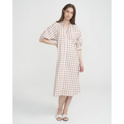 Holebrook Sample Johanna Dress Ladies - Warm Sand/White - Small - Image