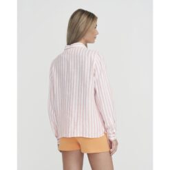 Holebrook Sample Lilly Shirt Ladies - Pale Apricot/White - Small - Image