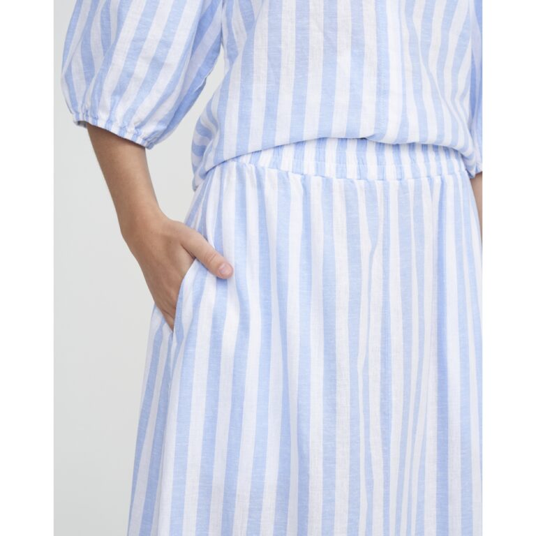 Holebrook Sample Marina Skirt Ladies - White/Light Blue - Small - Image