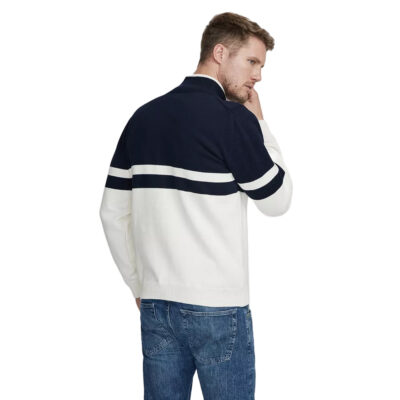 Holebrook Samuel T-neck WP - Off White/Navy
