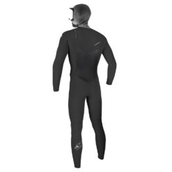 O'Neill Mens Epic 6/5/4mm Chest Zip Full Hooded Wetsuit - BLACK