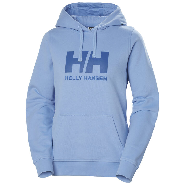 Helly Hansen Womens HH Logo Hoodie - Bright Blue