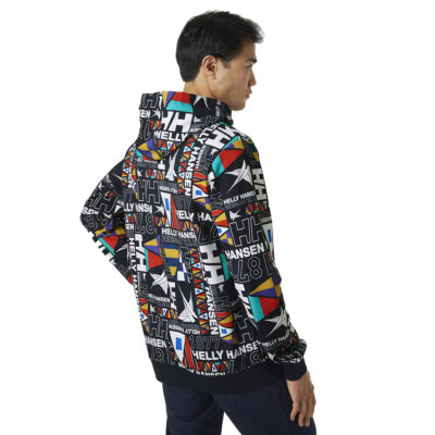 Helly Hansen Newport Hoodie - Navy Burgee Aop