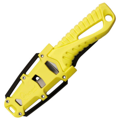 Wichard Rescue Knife with Fixed Serrated Blade & Sheath - Image