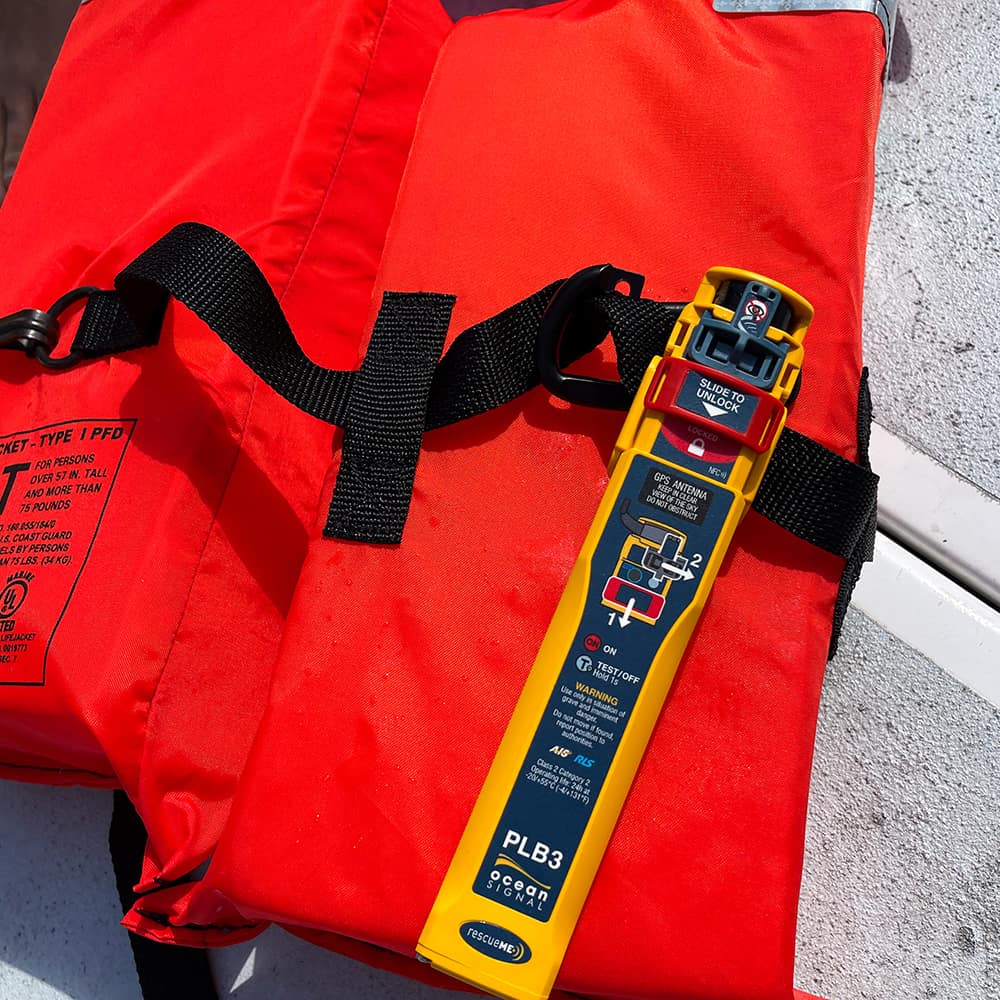 Ocean Signal PLB3 RescueMe Personal Locator Beacon with AIS