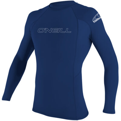 O'Neill Basic Skins Long Sleeve Rash Guard - Navy