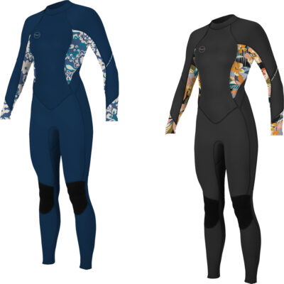 O'Neill Women's Bahia 3/2mm Back Zip Full Wetsuit - Image