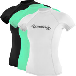 O'Neill Women's Basic Skins Short Sleeve Rash Guard - Image