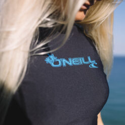 O'Neill Women's Basic Skins Short Sleeve Rash Guard - Black