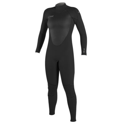 O'Neill Women's Epic 4/3mm Back Zip Full Wetsuit - Black