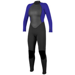O'Neill Women's Reactor-2 3/2mm Back Zip Full Wetsuit - Black / Colbalt
