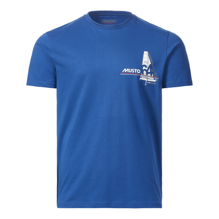 Musto Corsica Gaphic Short Sleeve Tee - Racer Blue