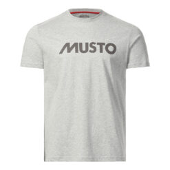 Musto Logo Tee - Grey Melange