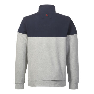 Musto Marina Zip NK Sweat - Grey Melange / Navy