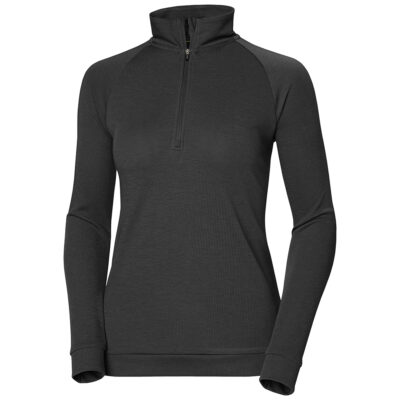Helly Hansen Women's Inshore 1/2 Zip Pullover - Ebony
