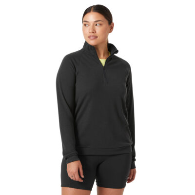 Helly Hansen Women's Inshore 1/2 Zip Pullover - Ebony