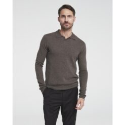 Holebrook Sample Lage Sweater Men's - Dark Taupe - Medium - Image