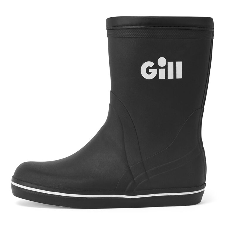 Gill Junior Short Yachting Boot - Black