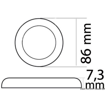Osculati LED Cabin Light Flush - Image