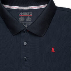 Musto Evolution Pro Lite Plain Short Sleve Polo Shirt. - True Navy