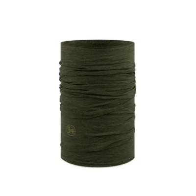 Buff Merino Lightweight Neckwear Solid Bark - Image