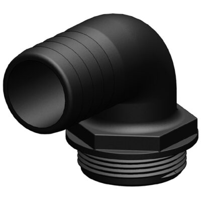 TruDesign Aquavalve 90 Degree Hose Tail - Black