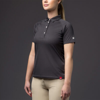 Gill Women's UV Tec Polo - Charcoal