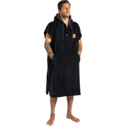 Slowtide The Digs Changing Robe Poncho - Black